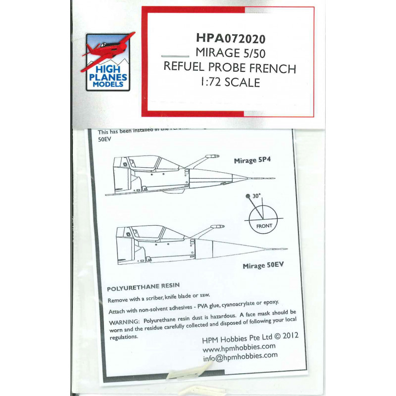 HPA72020 - Perche de ravitaillement pour Mirage 5/50