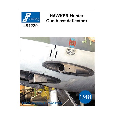 PJ Productions 1/48 Hawker Hunter Gun Blast Deflectors # 481229 